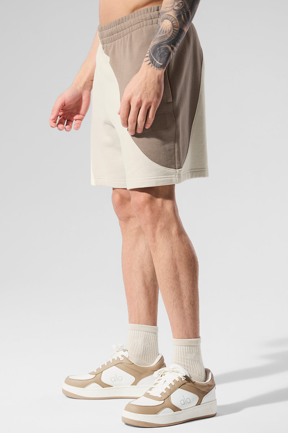 7" Make Waves Short - Ivory/Bone/Gravel
