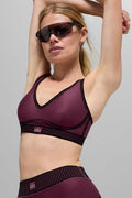 Airlift Line Up Bra - Burgundy