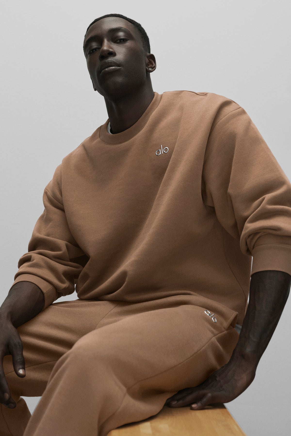 Accolade Crew Neck Pullover - Java Brown