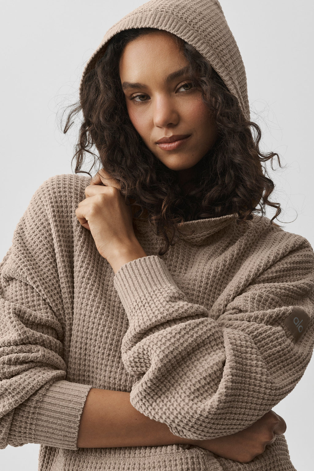 Waffle Chenille Edition Hoodie - Gravel