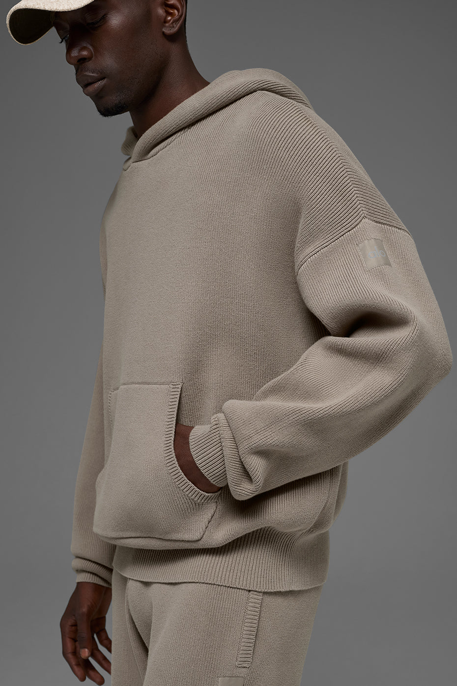 Scholar Hooded Sweater - Light Cocoa