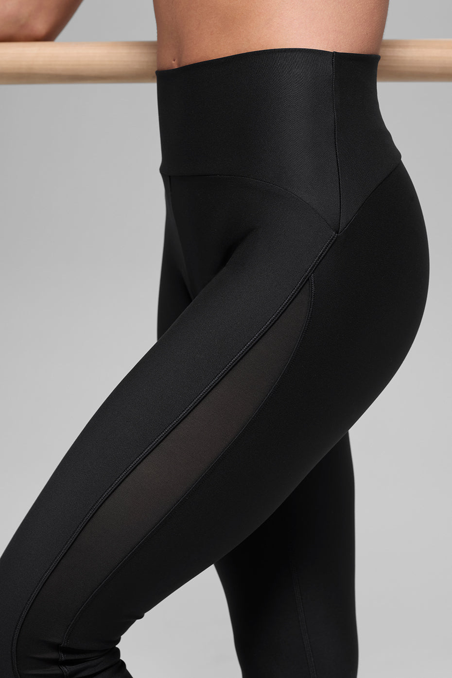 Airlift High-Waist Mesh Infatuation Legging - Black