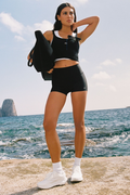 3" High-Waist Airlift Short - Black