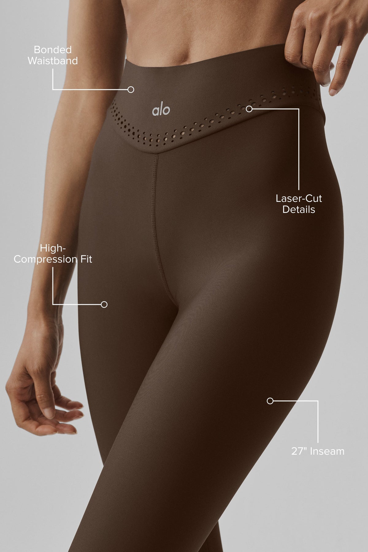 Airlift High-Waist Superstar Legging - Espresso