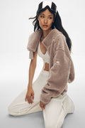 Foxy Sherpa Jacket - Chai Latte
