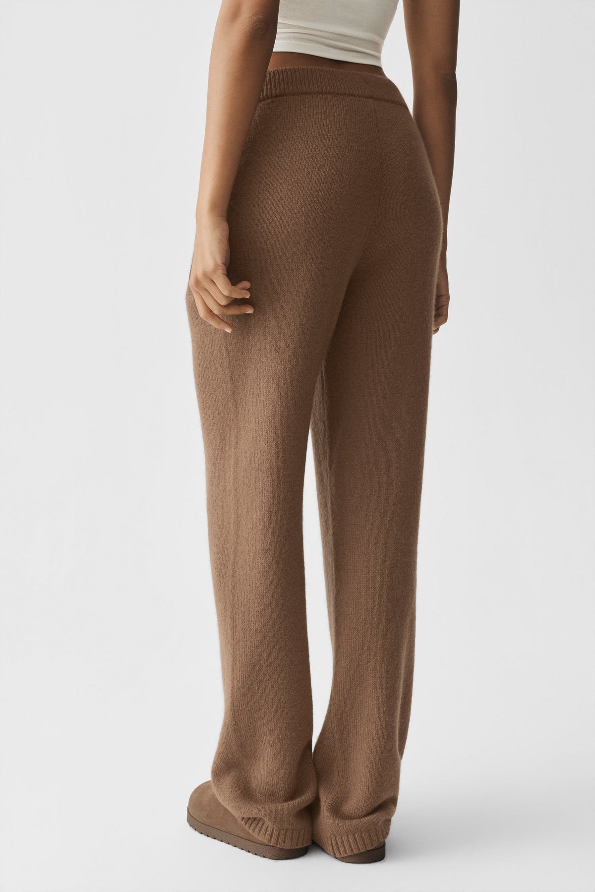 Wool Cashmere New Class Sweatpant - Java Brown