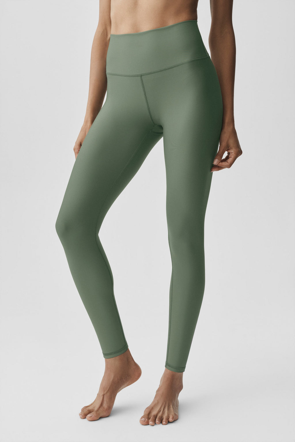7/8 High-Waist Airlift Legging - Bamboo Green