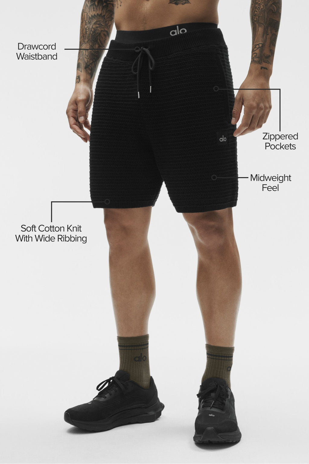 5" Shift Knit Short - Black