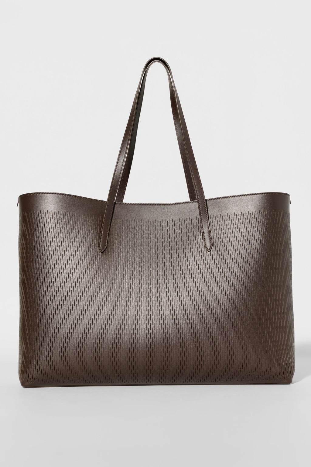 ALO Leather Mesh Tranquility Tote - Espresso Leather Mesh