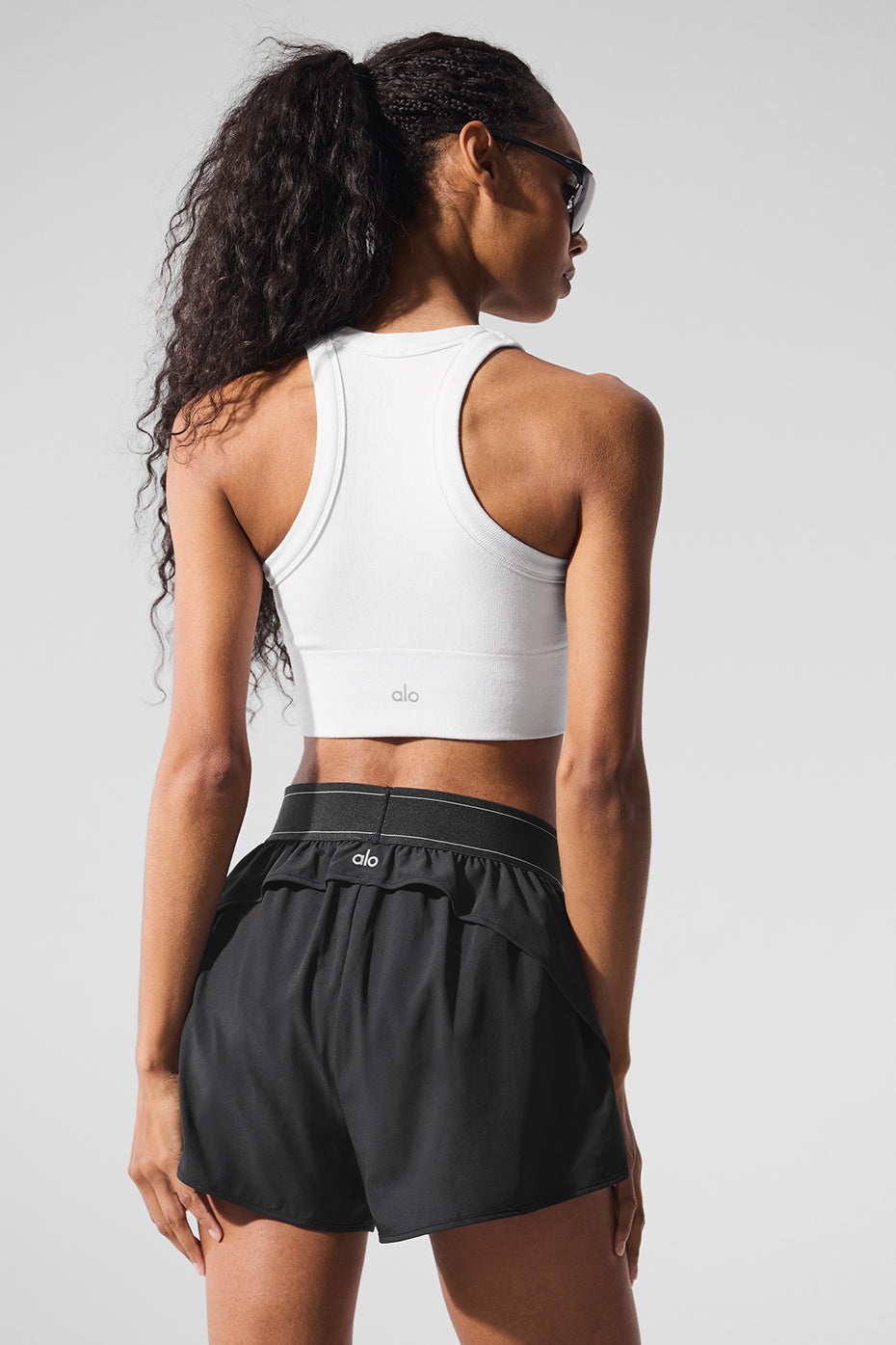 Seamless Delight High Neck Bra - White