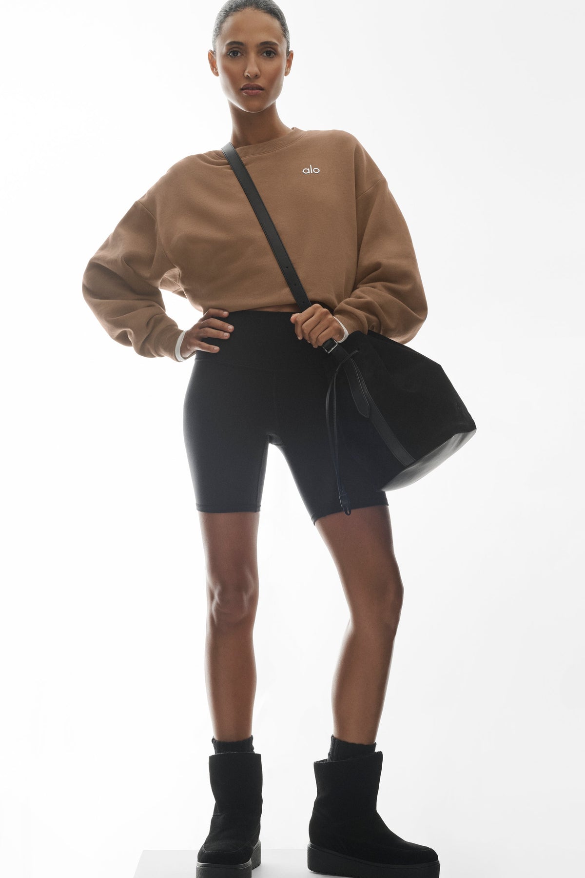Accolade Crew Neck Pullover - Java Brown