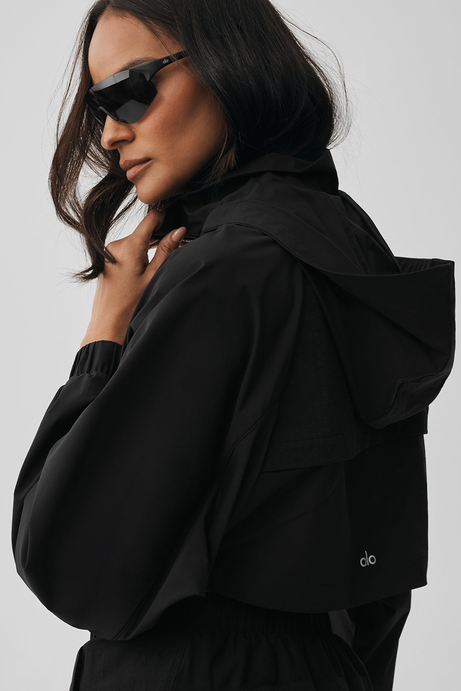 Cropped Playmaker Jacket - Black