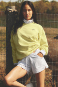 Accolade Crew Neck Pullover - Sunshine