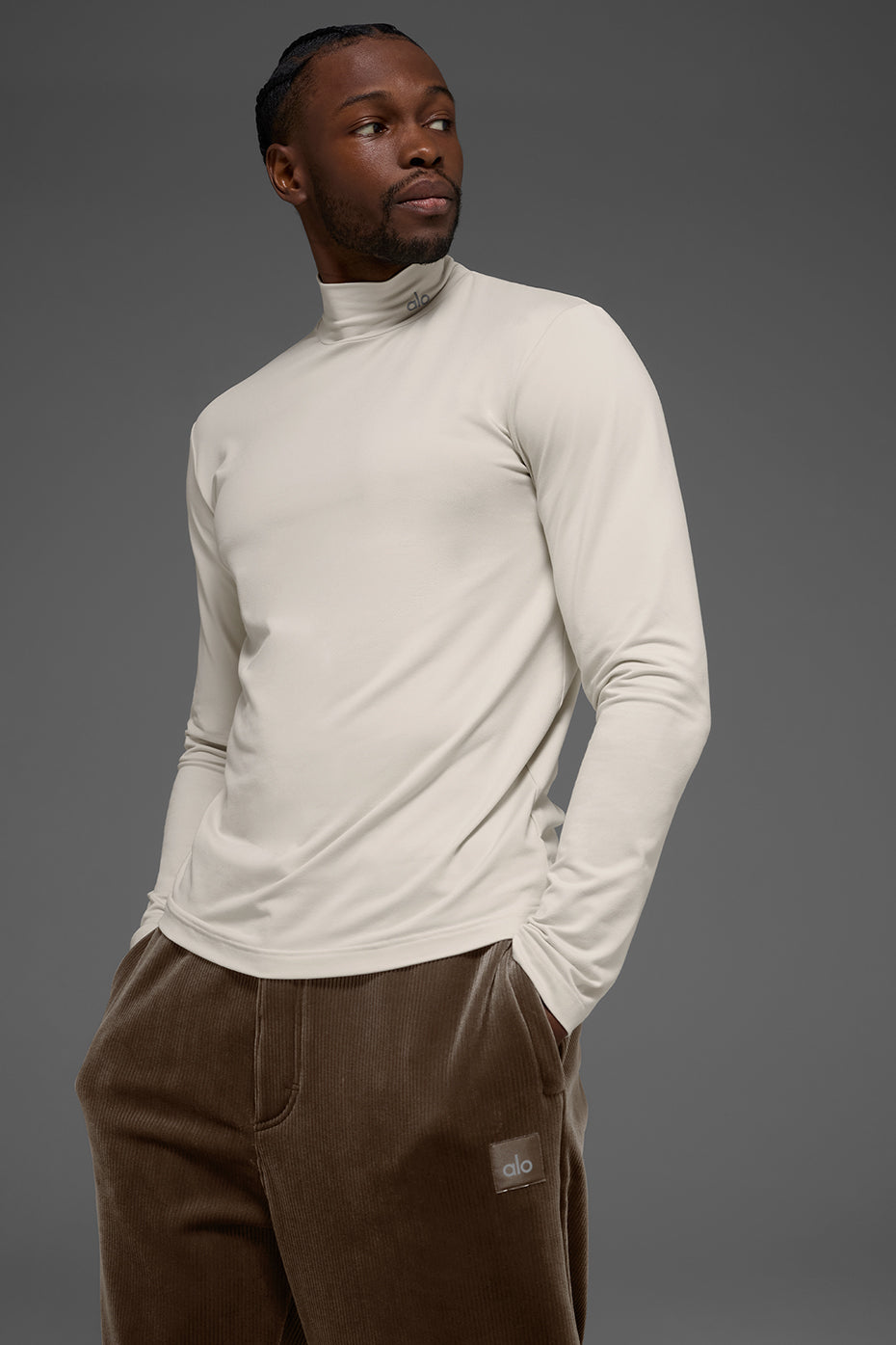 Conquer Reform Mock Neck Long Sleeve - Bone