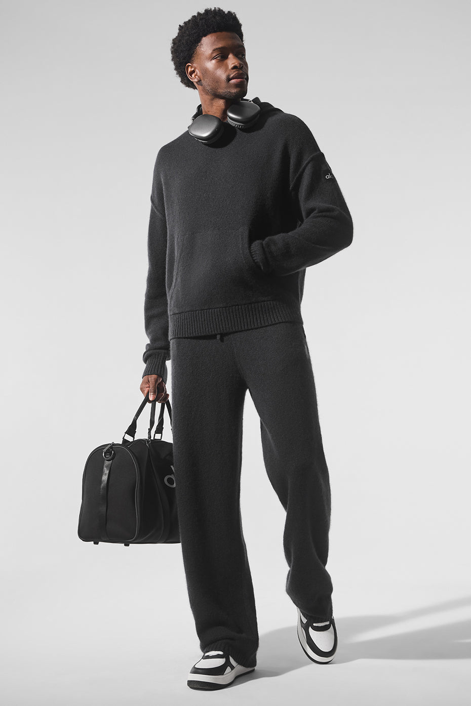 Wool Cashmere New Class Hoodie - Black