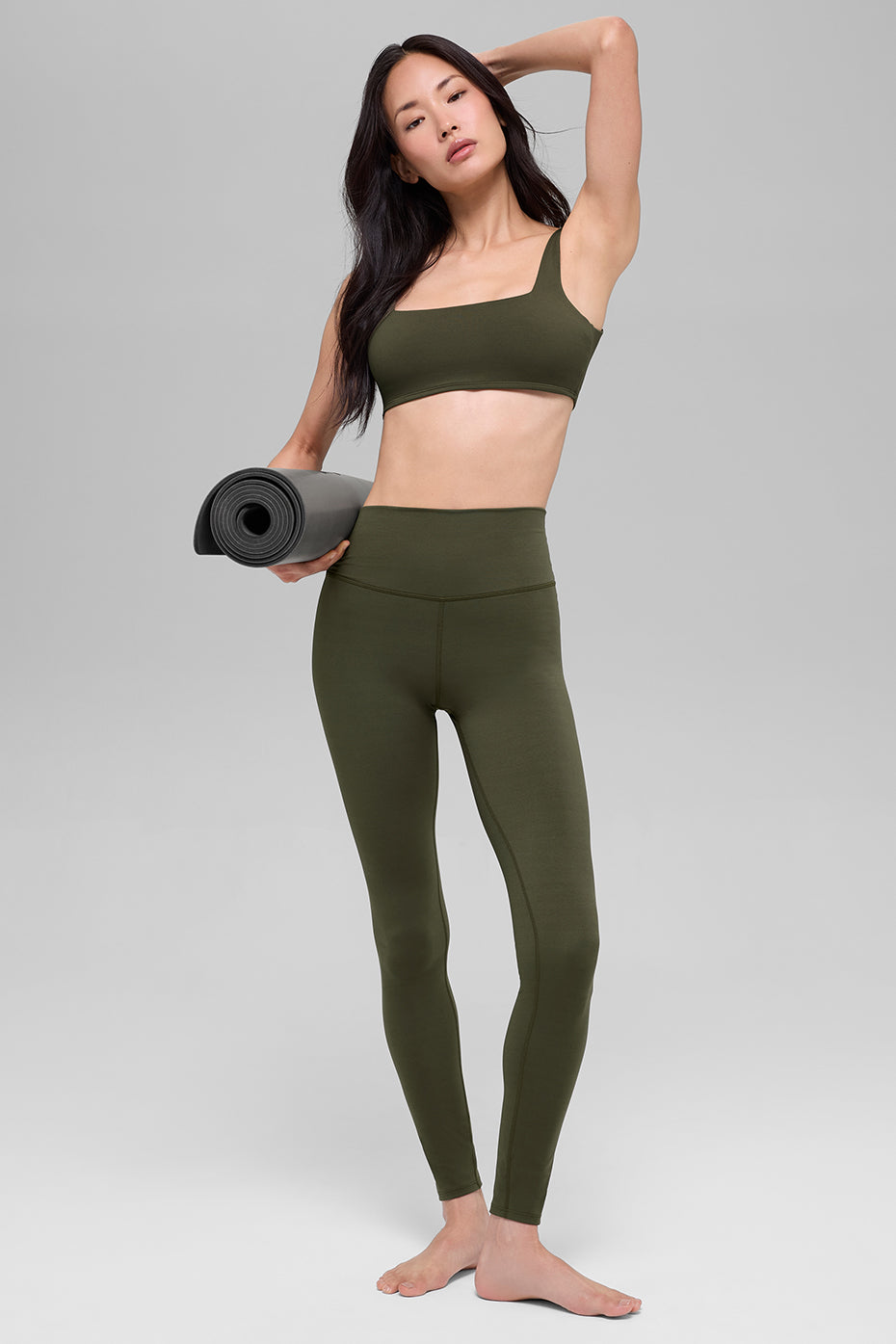 ALO Softsculpt High-Waist Legging - Green Olive