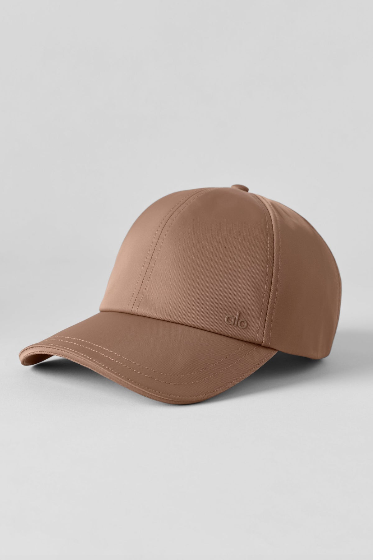 Satin Off-Duty Cap - Java Brown