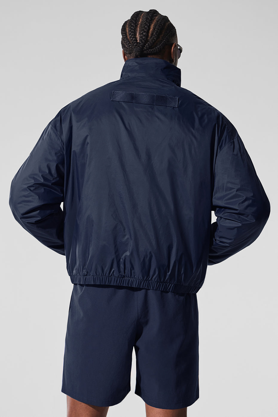 Latitude Light Weight 1/2 Zip Pullover Jacket - Navy