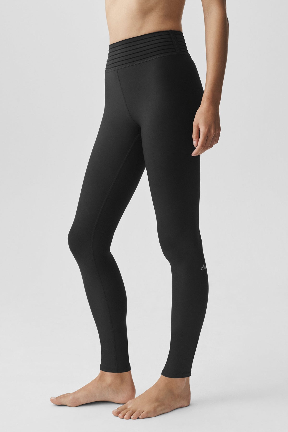 Airlift High-Waist 7/8 Lotus Legging - Black