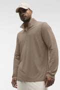 Conquer 1/4 Zip Reform Long Sleeve - Gravel