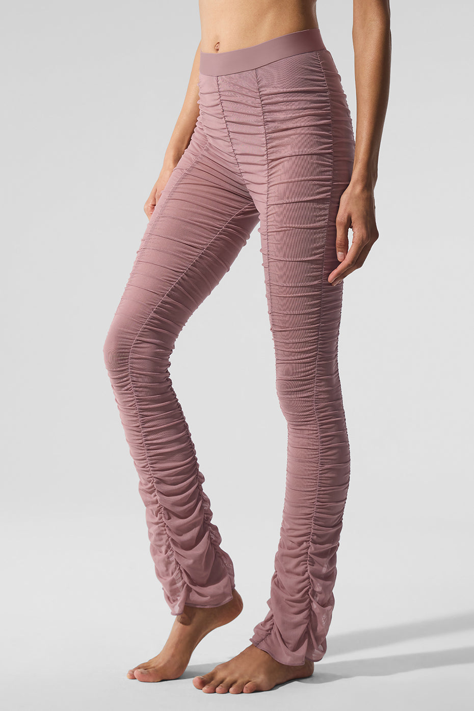 Airlift Mesh High-Waist Cherish Legging - Smoky Quartz