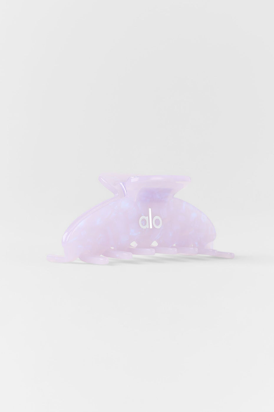 90's Claw Clip - Light Provence Blue Marble