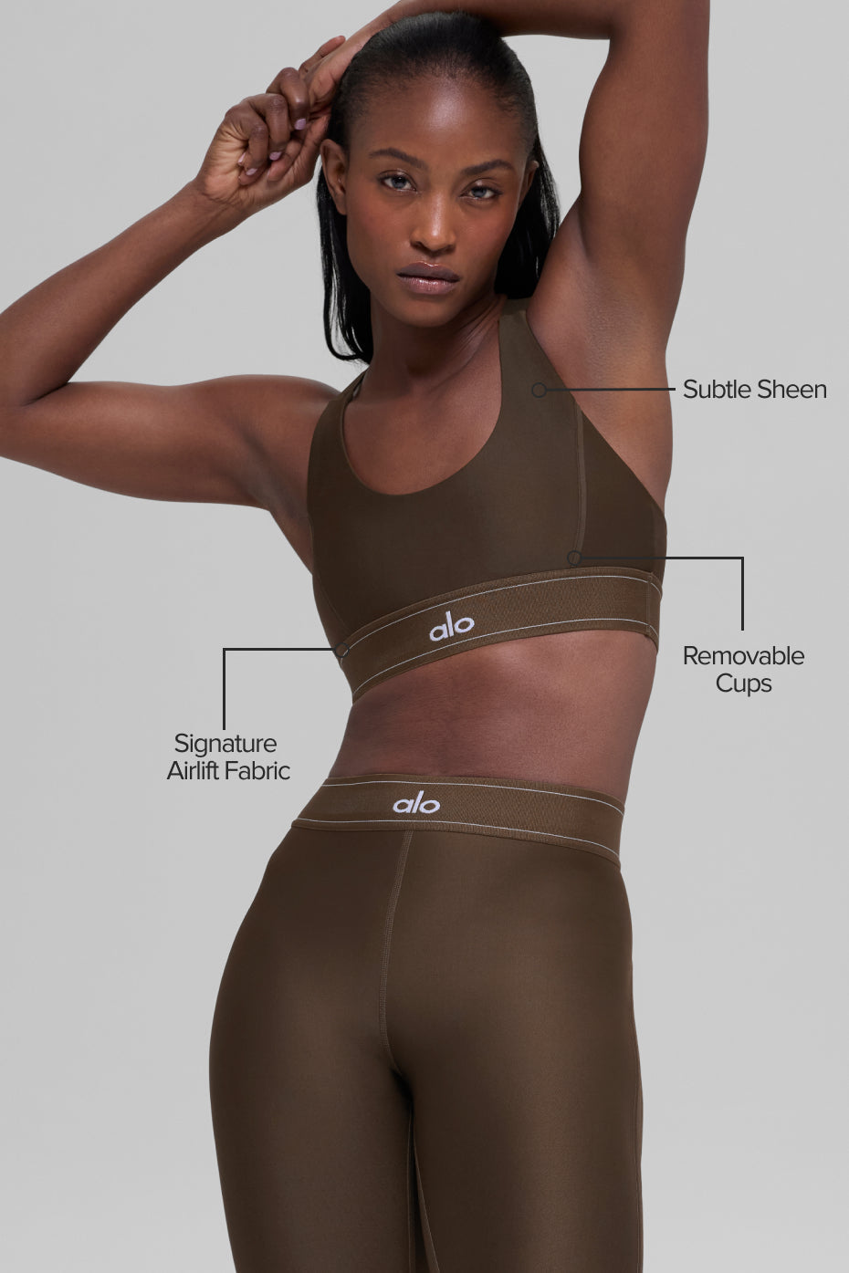 Airlift Suit Up Bra - Espresso