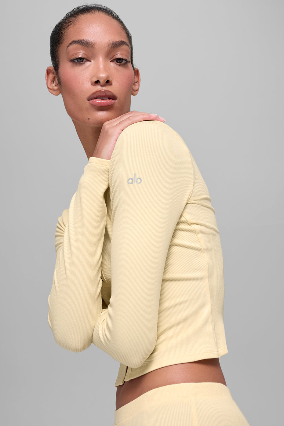 Dreamlight Long Sleeve Top - Candlelight Yellow