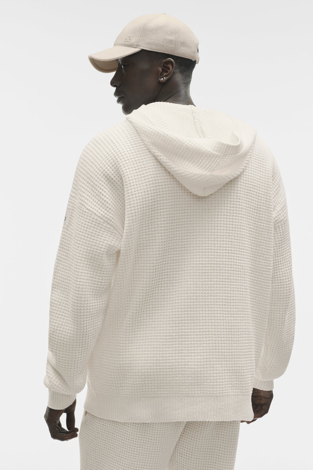 Waffle Chenille Edition Hoodie - Ivory