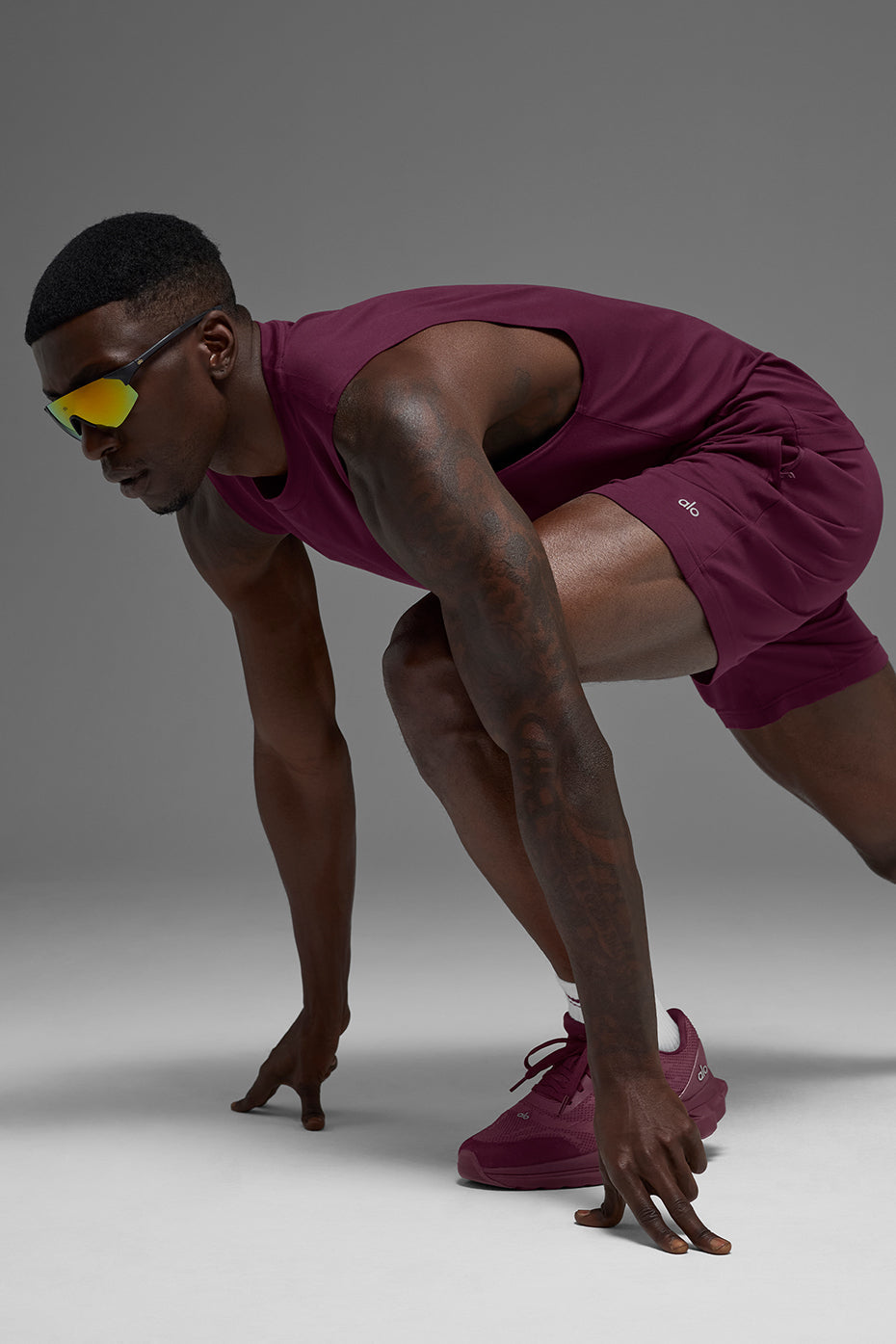 Conquer Muscle Tank - Burgundy