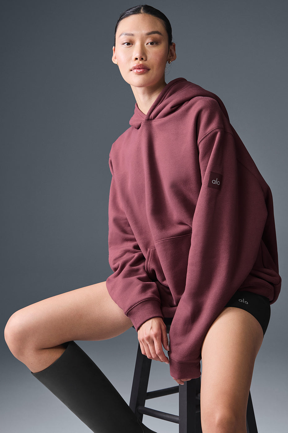 Renown Heavy Weight Hoodie - Burgundy Truffle