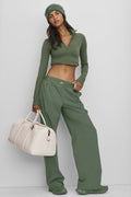 Suit Up Trouser (Long) - Bamboo Green