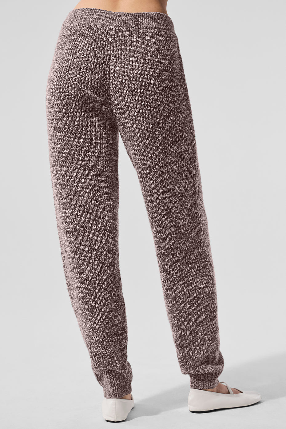 Marl Sweater Pant - Mushroom Marl
