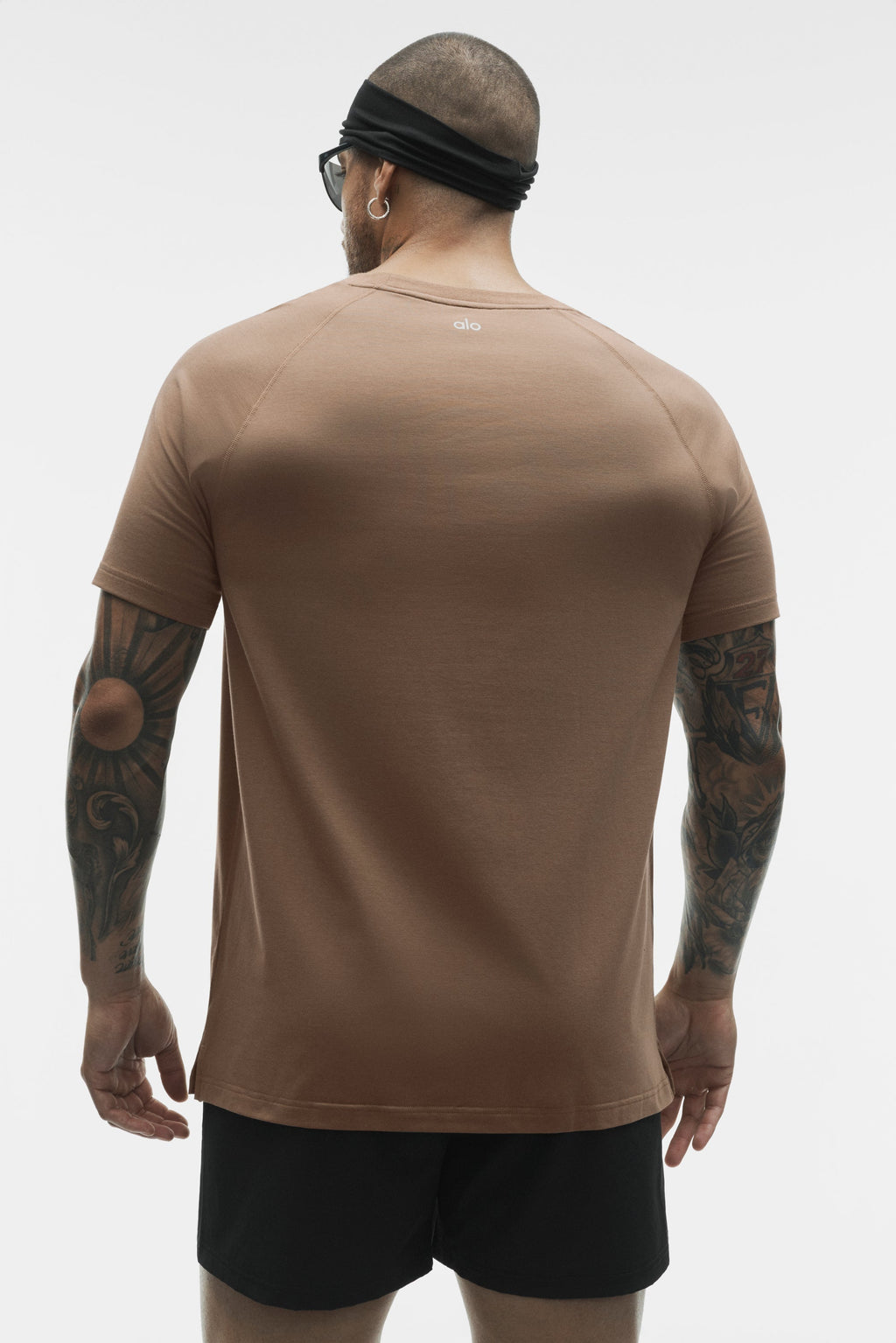 ALO Vapor Crewneck Short Sleeve - Java Brown