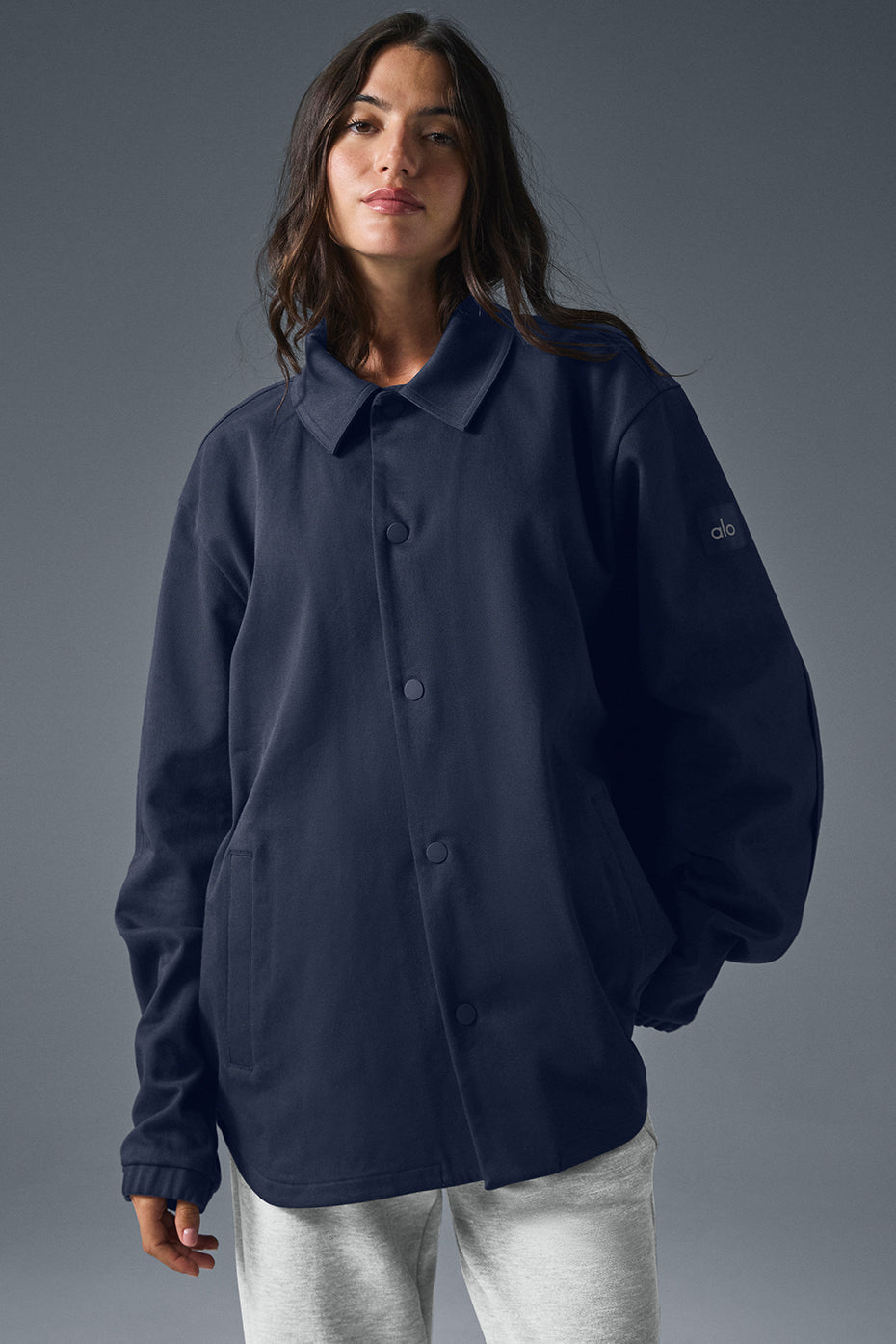 Edition Sueded Jacket - Navy