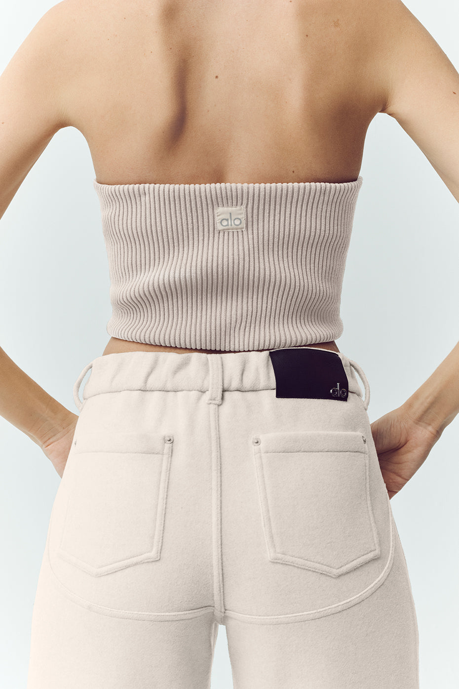 Wool Blend Nightcap Corset Top - Cafe Au Lait