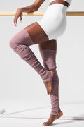 Goddess Leg Warmers - Smoky Quartz Heather