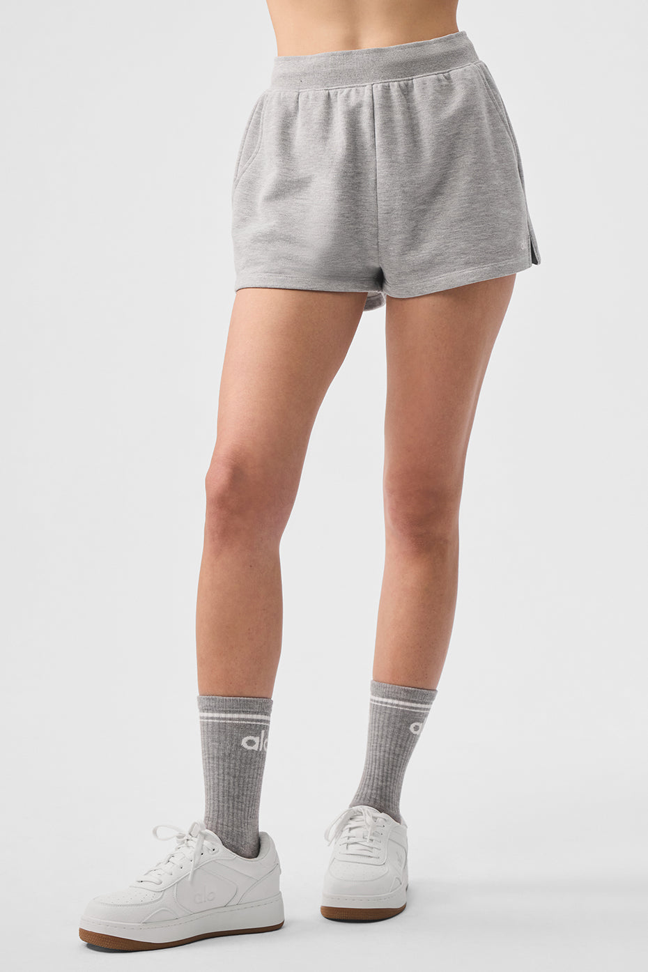 Low Key Sweat Short - Athletic Heather Grey