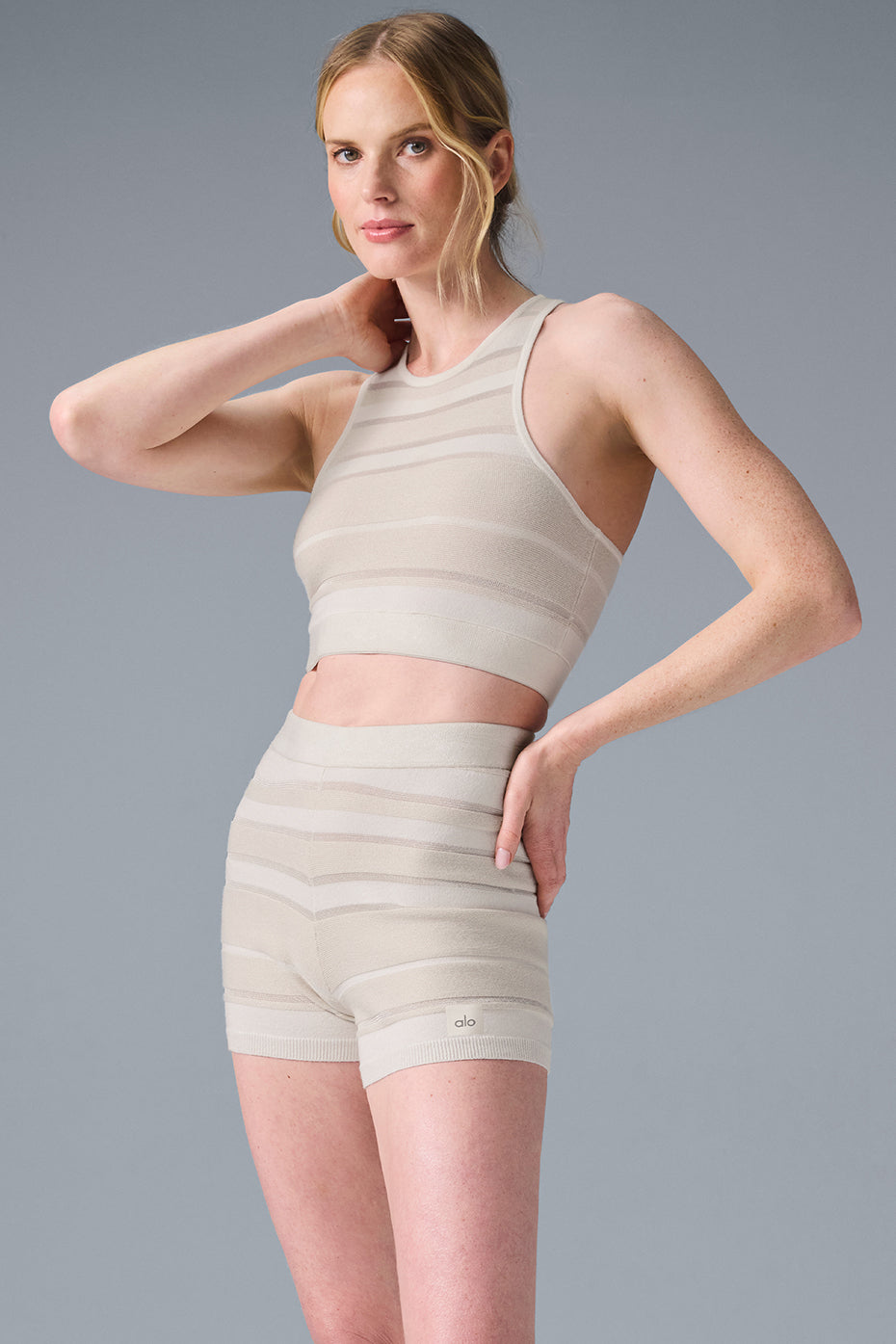 Sport Play Knit Bra - Ivory/Alabaster