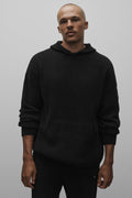 Waffle Chenille Edition Hoodie - Black