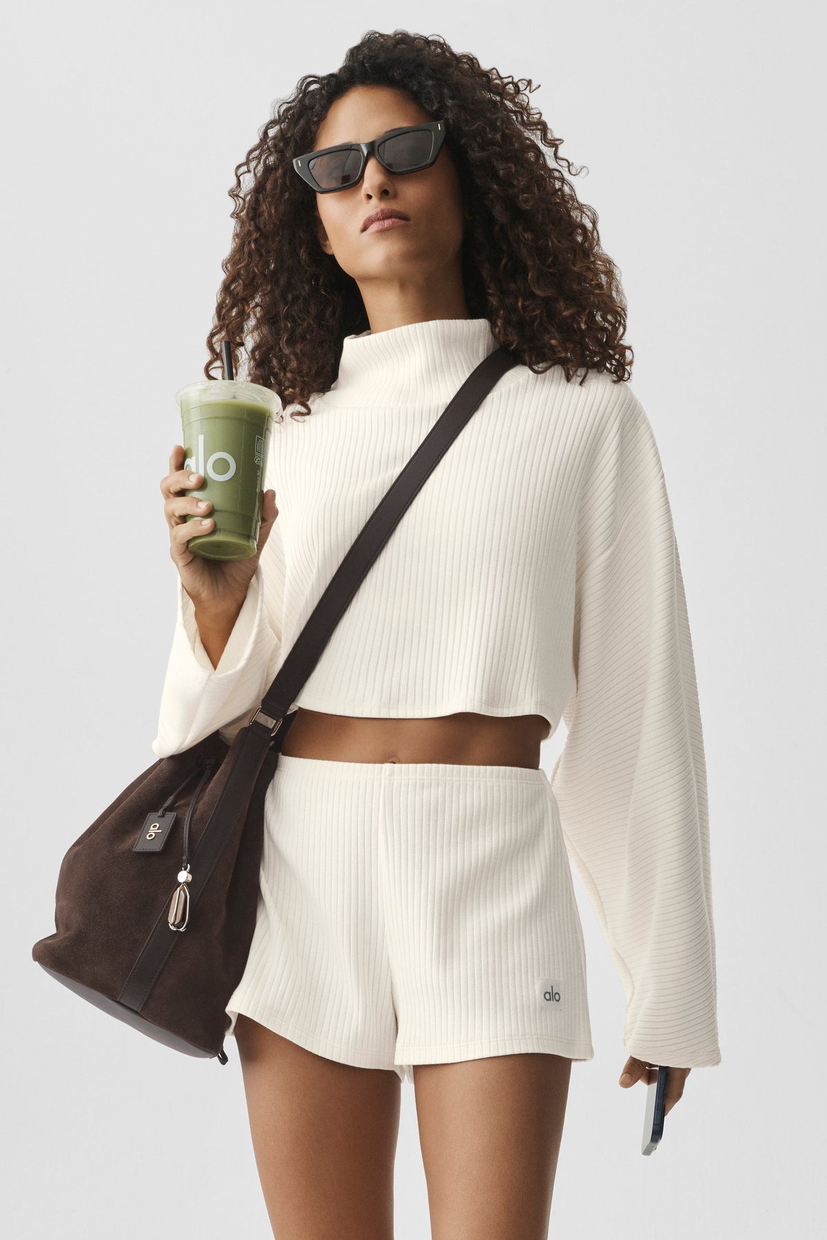 Ribbed Reset Short - Ivory