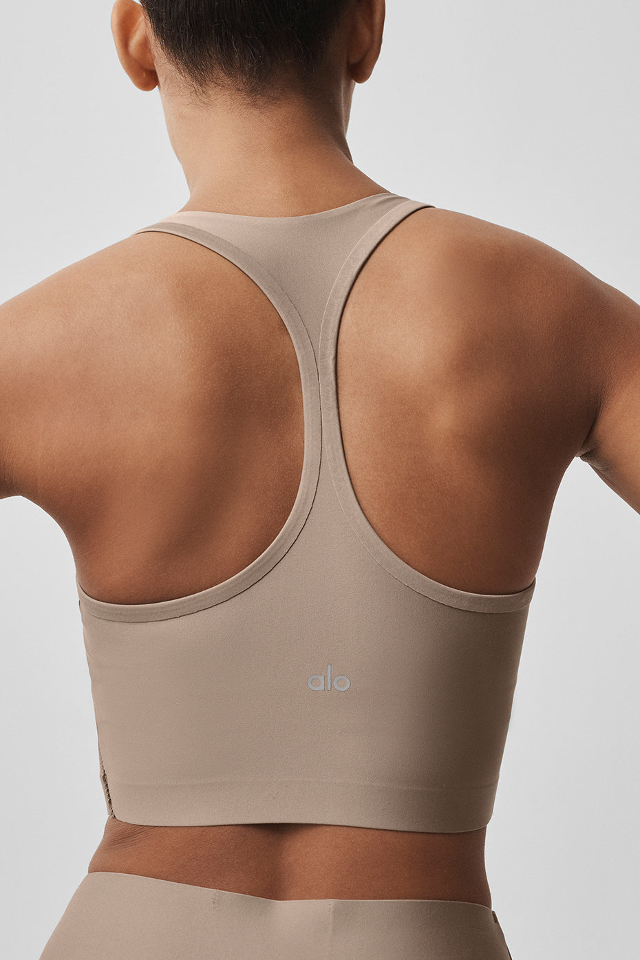 Airlift Super Sleek Bra Tank - Gravel