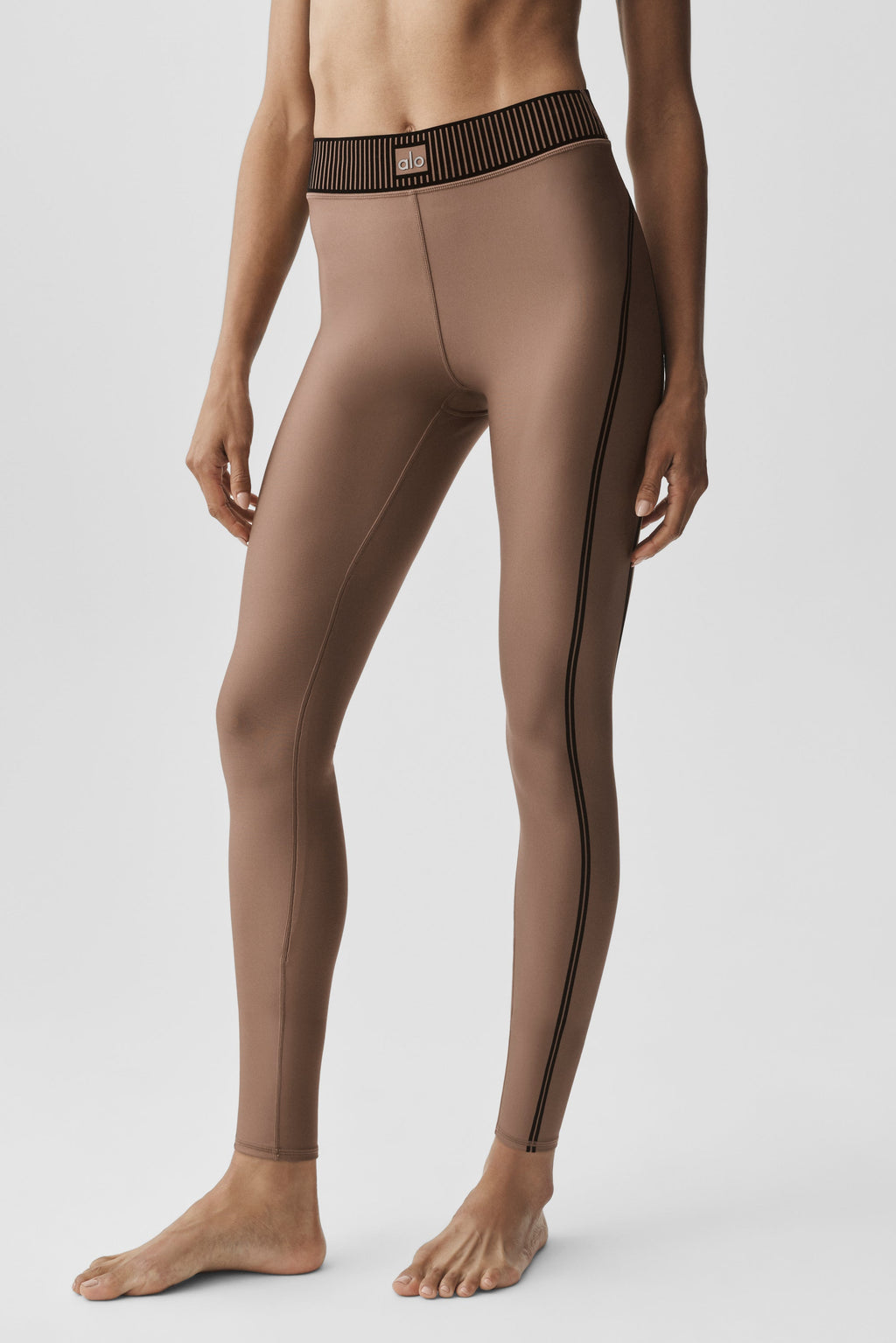 Airlift High-Waist 7/8 Line Up Legging - Java Brown