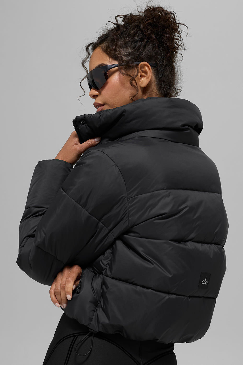 Gold Rush Puffer - Black
