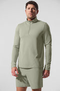 Conquer 1/4 Zip Reform Long Sleeve - Limestone