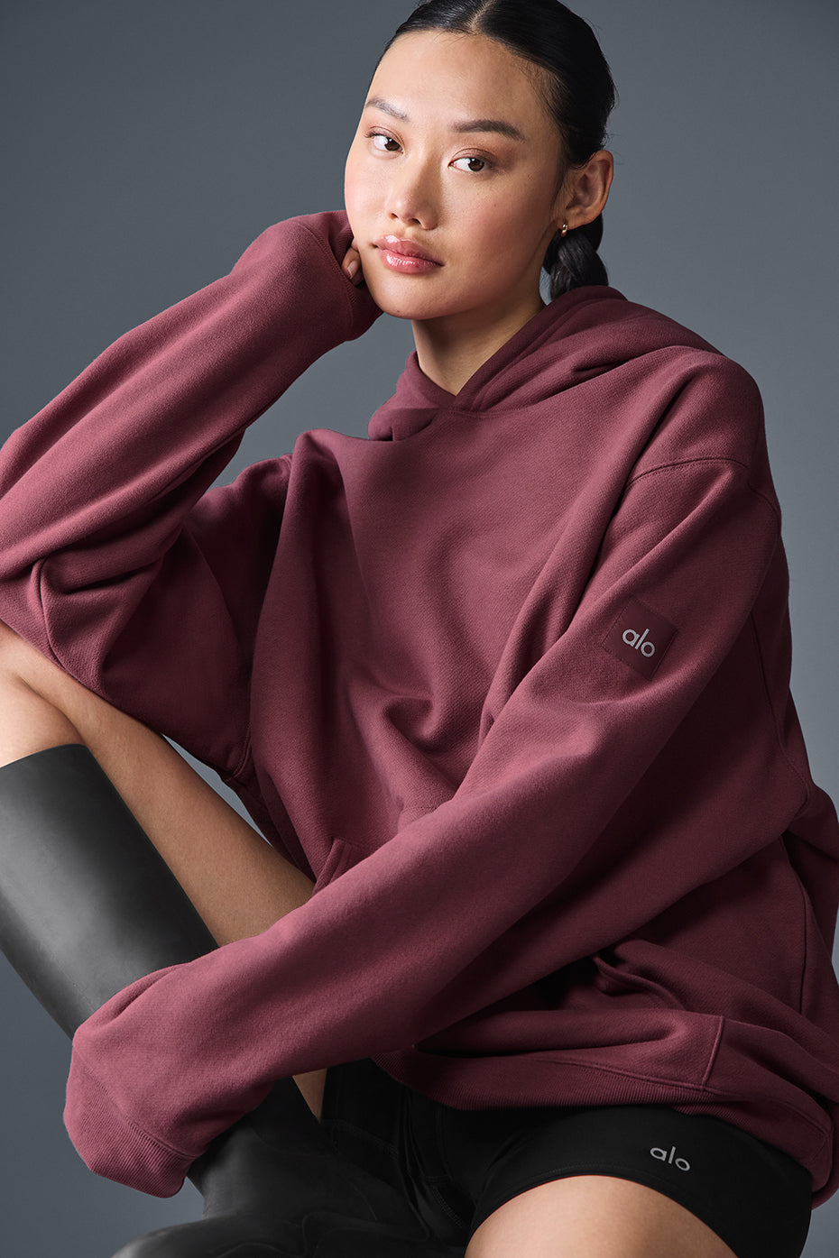Renown Heavy Weight Hoodie - Burgundy Truffle