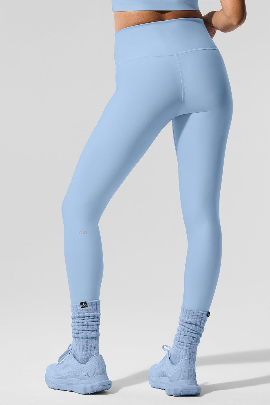 High-Waist Airlift Legging - Seashell Blue