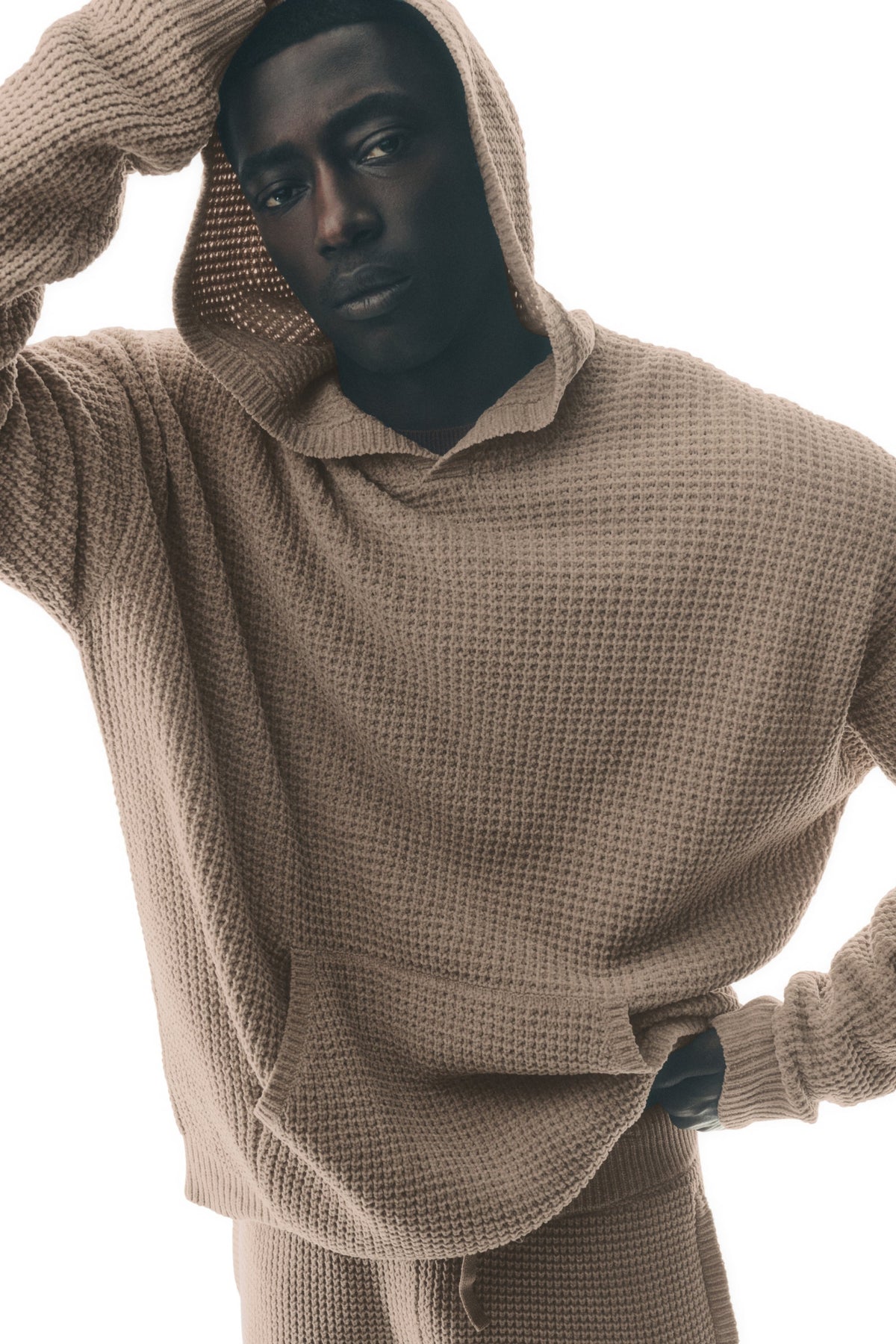 Waffle Chenille Edition Hoodie - Gravel
