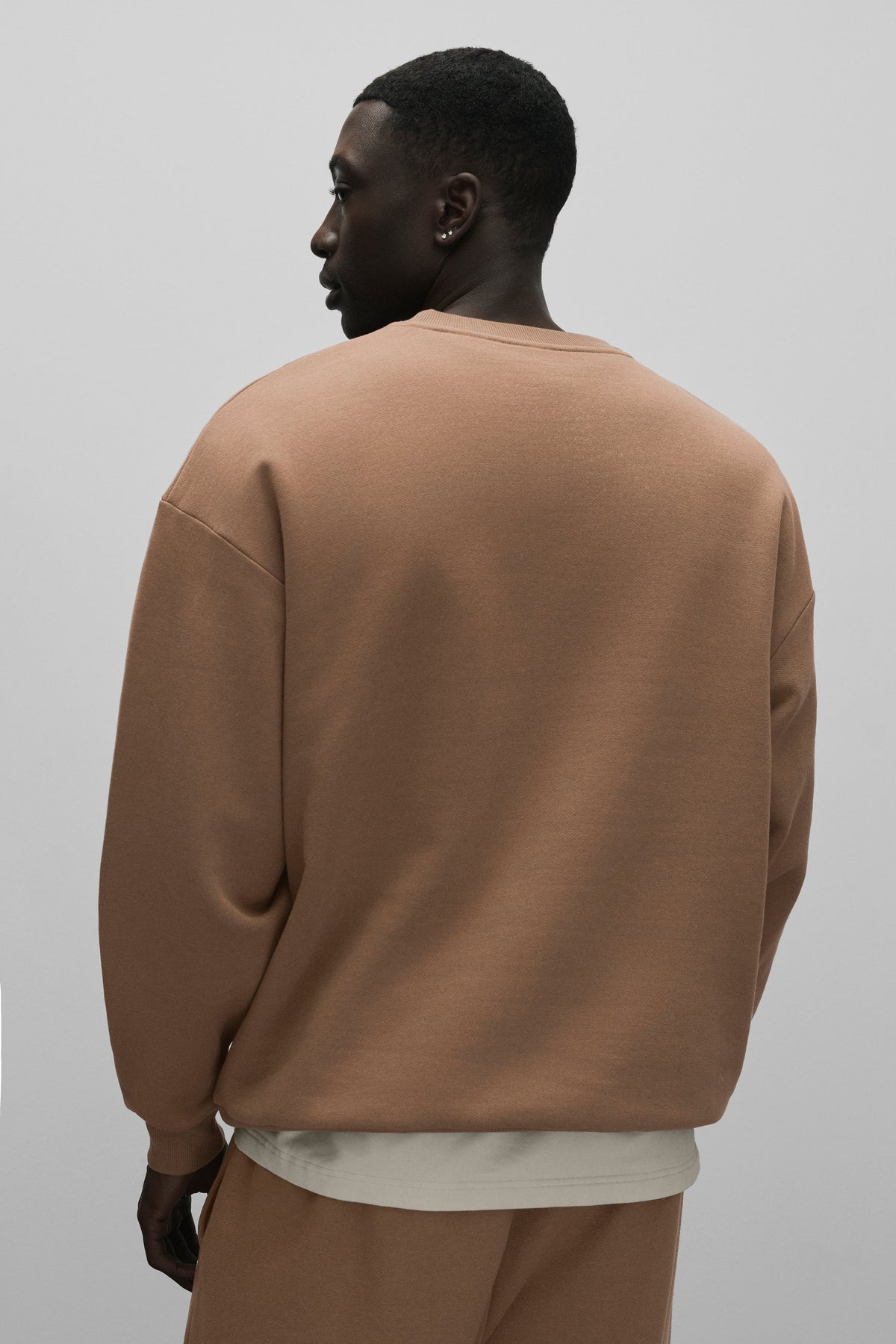 Accolade Crew Neck Pullover - Java Brown