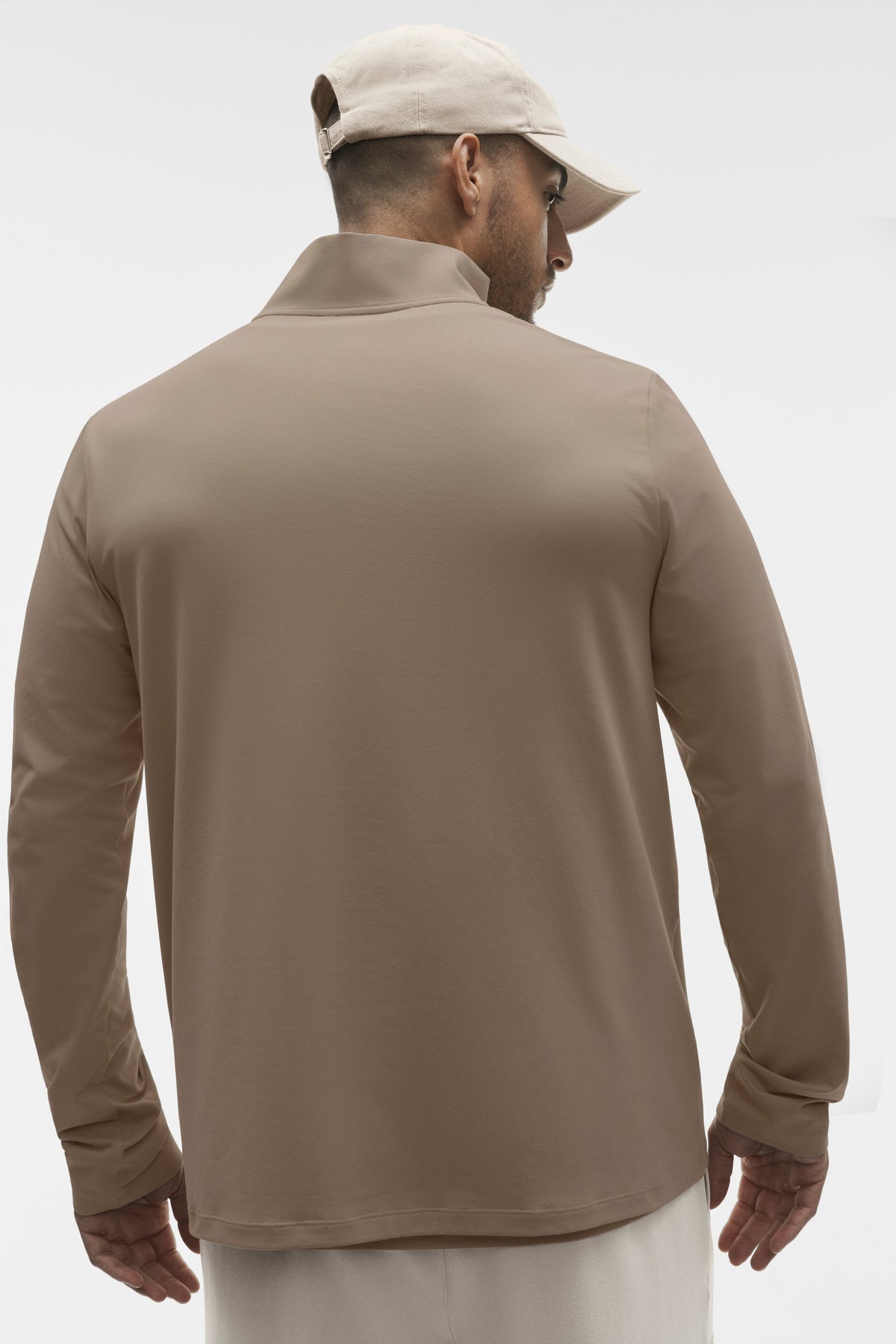 Conquer 1/4 Zip Reform Long Sleeve - Gravel